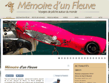 Tablet Screenshot of memoiredunfleuve.com
